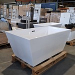 Vrijstaand ligbad, Glans wit