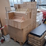 Ca. 44x Handdoekrek, Best Design, Nancy, Mat goud, brons en gunmetal