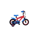 Ultimate SpiderMan Kinderfiets  Jongens  12 inch  Blauw/Rood  Twee han