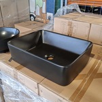 Ca. 20x Waskom, Best Design, Roveto, Mat zwart