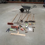 ( Locatie Groningen) Divers tuin- en handgereedschap  O.a. Fort, Hilt