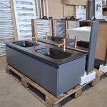 Badmeubel, Matt grey