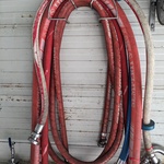 Partij slangen met koppelingen