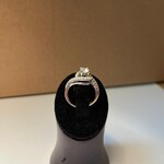 Witgouden diamanten ring 585/14 kt