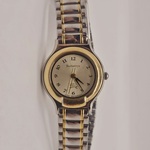 Burberry goldplated two tone dameshorloge – Inc. Doos