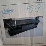 Mangohout Tv meubel black line, Black, 2025