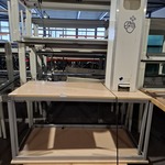 (NS materiaal) ca. 9x bureau en 2x tafel