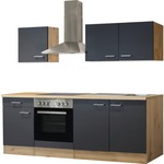 Design keuken met apparatuur, Jerome, Antraciet