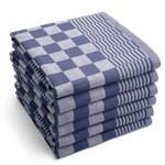 Ca. 288x Professionele Horeca Theedoek Blauw/Zwart