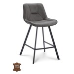 2x Luxe barkruk, 65, bull grey