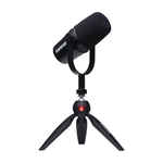Shure MV7 USB Microfoon met statief,voor podcasting,opname Zwart