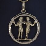 Gouden hanger, excl. ketting