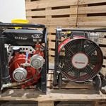 Draagbare pomp, ROSENBAUER OTTER, en overdrukventilator, ROSENBAUER FA