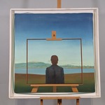 Schilderij, P. Baaten, Observant