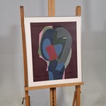 Schilderij, R. Rolleman, Abstract