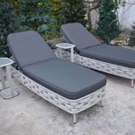 2x Ligbed Vonato, Casera, wit wicker