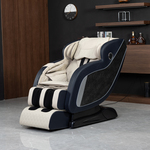 Massagestoel Vonato, Mirago, crème/blauw