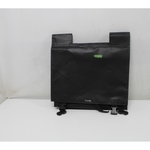 Clarijs Fietstas dubbel XL PVC 46L met uitsparing matt Zwart