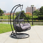 Hangstoel Vonato, Hanging Elegance Black, zwart