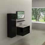 Badkamermeubel Vonato, Luxury 2, hoogglans zwart