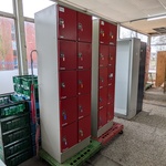 2x 10-vaks lockerkast