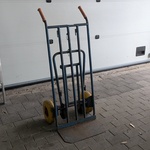 Steekwagen met massieve wielen