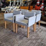 4x Eetkamerstoel, Sateliet, Grijs