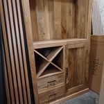 Mangohout Bar Kast 90x40x170, Mango, 2026