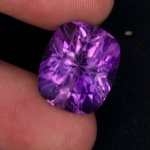 Natuurlijk Amethyst | 16.20ct, Deep Purplish