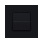 Niko Dimschakelaar voor Philips Hue  Pure Black Steel