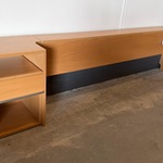 Wandmeubel, lichthout, 286x37x58 cm