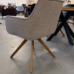 2x Eetkamerstoel, grijs