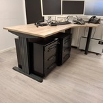 Bureau met 2x ladeblok