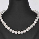 Witgouden collier met 15.00 carat diamanten