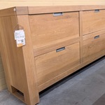 Dressoir, blankolie, 239x80x45