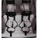 XLC DuoS zitting met gordel  Los Onderdeel voor de XLC DuoS  Grijs  BS