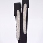 Witgouden oorbellen met diamanten