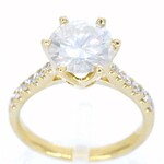 Gouden ring met diamant