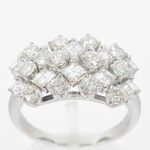 Gouden ring met diamanten 2.70 carat