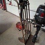 Steekwagen voor buitenboordmotoren