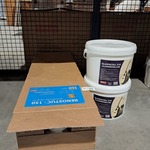 Renovlies 150 gram + lijm 10 liter Divers, Wit