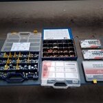 6x Assortiment werkplaats benodigdheden