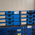 2-Delige stelling met assortiment koffers