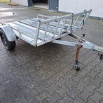 Aanhanger voor 3 motoren