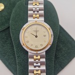 Hermès Clipper goldplated two tone horloge