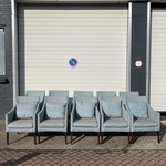 10x Stoel FlexForm , Pad, Blauw