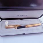 Parker vulpen 23kt gold filled fluted Insignia