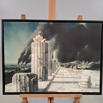 Drukwerk in lijst, Reproductie Van Carel Willink, Simon de Pilaarheili