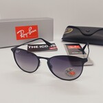 Rayban zonnebril Erika metal black gradient grey