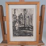 Afbeelding in lijst, J. Veerman, Boerderij, 1965